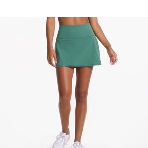 Vuori Green Skater Mini Skirt Athletic